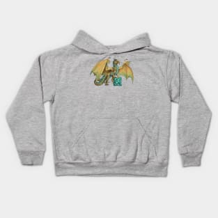 D&D Ancient Bronze Dragon Kids Hoodie